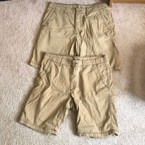 2 Old Navy Short Khakis